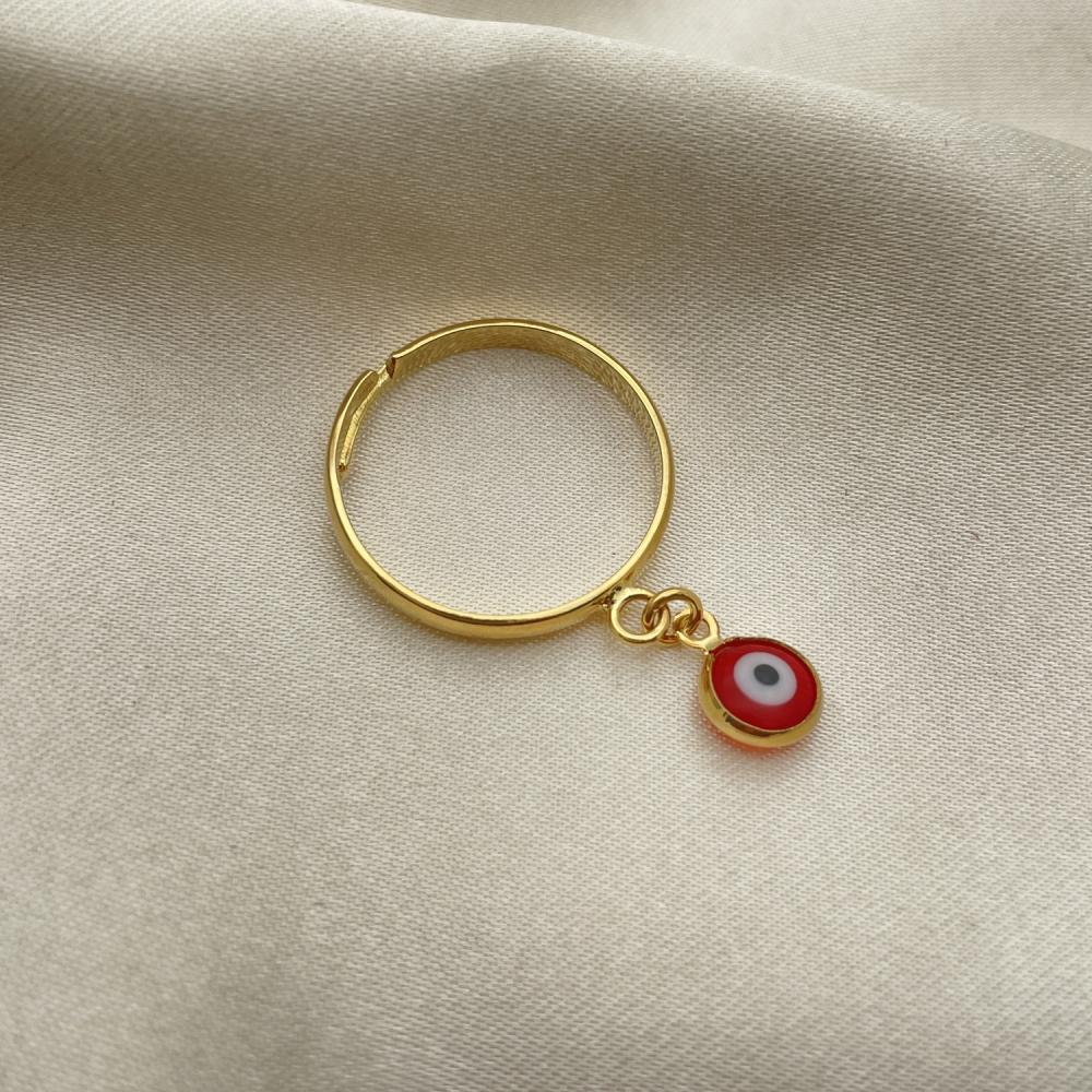 Adjustable Ring Evileye