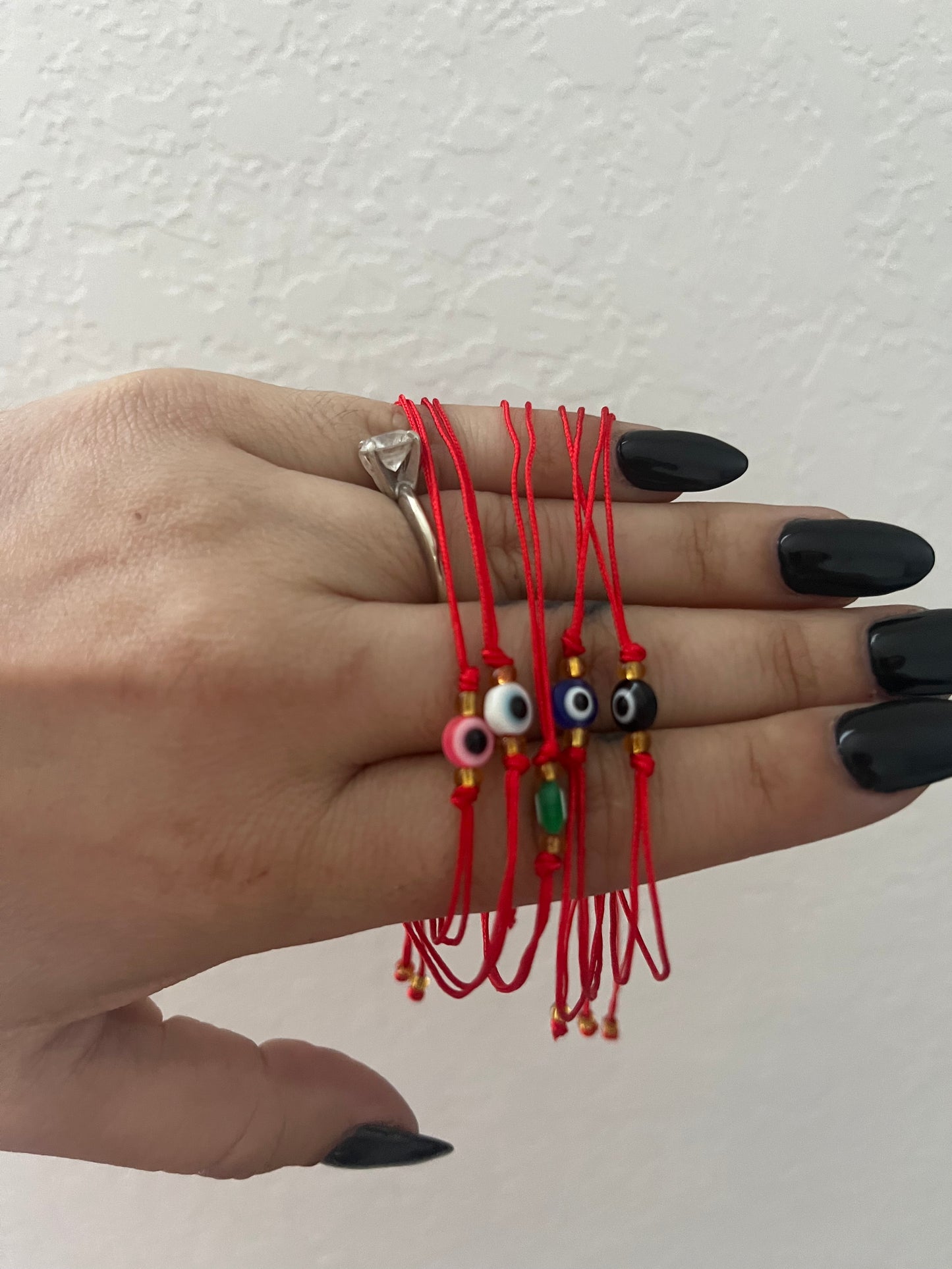 Evil eye string bracelets