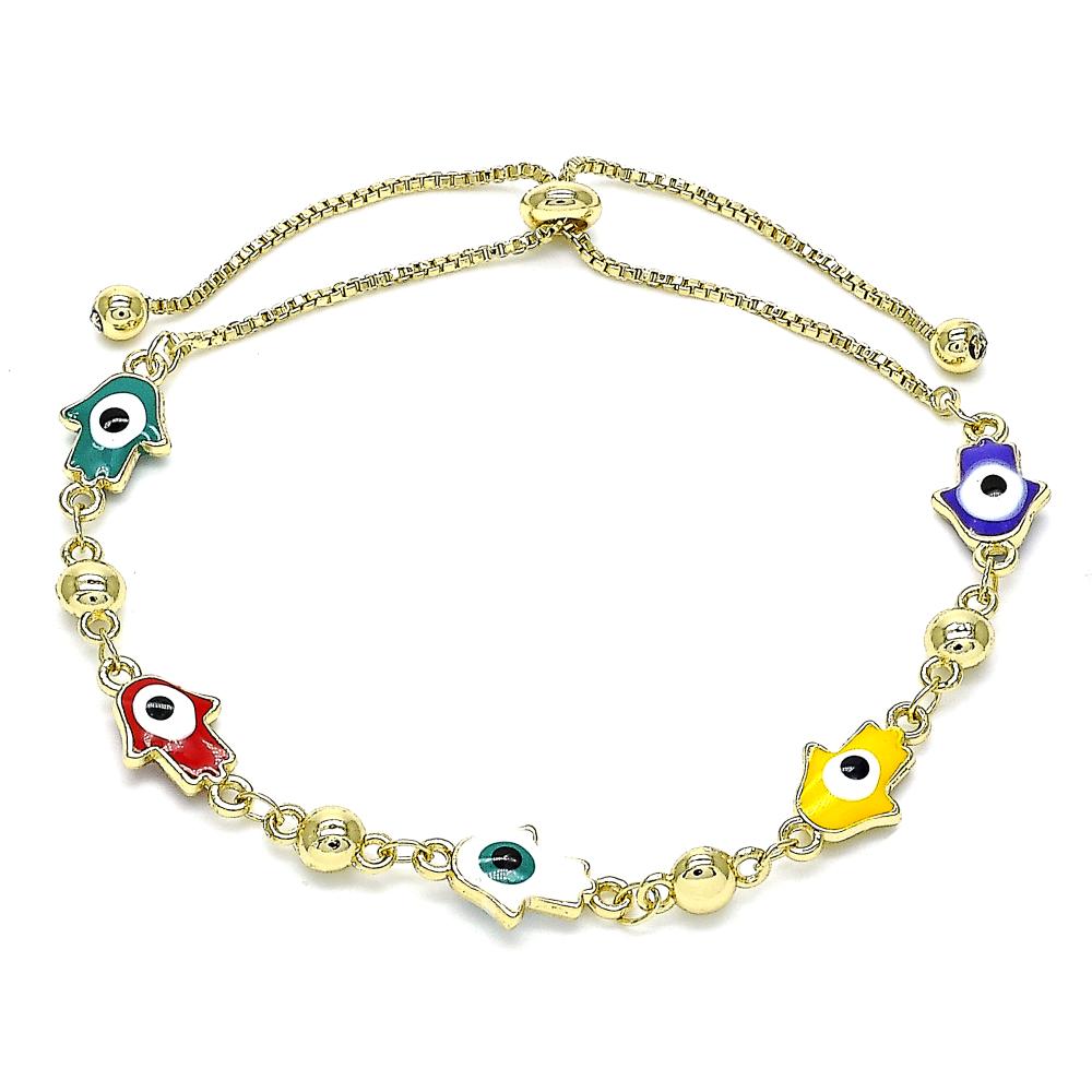 Pulsera Adjustable mano y ojo