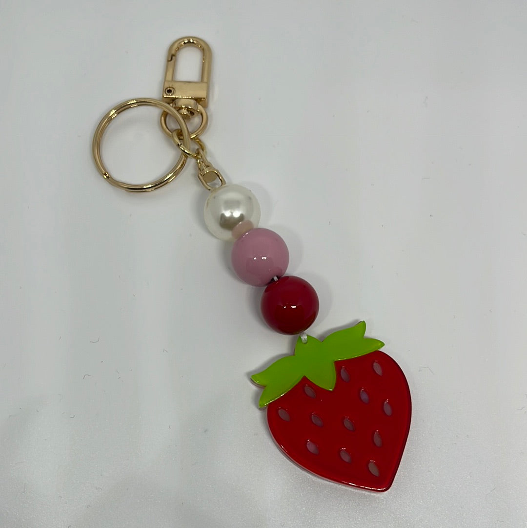 Strawberry Keychain/Purse Charm