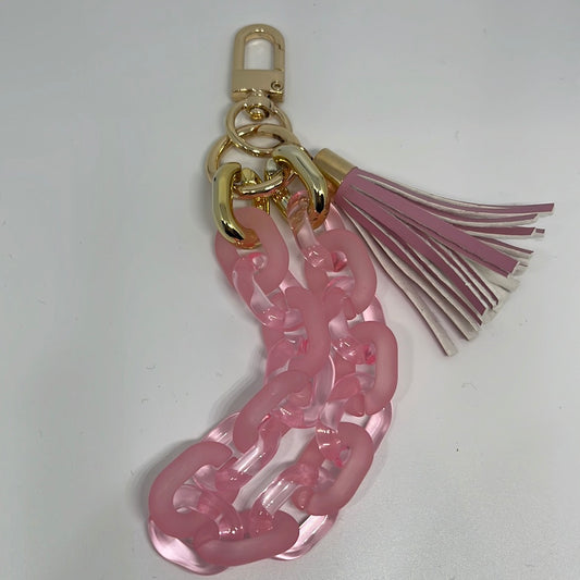 Chain and tassle keychain/Purse Charm