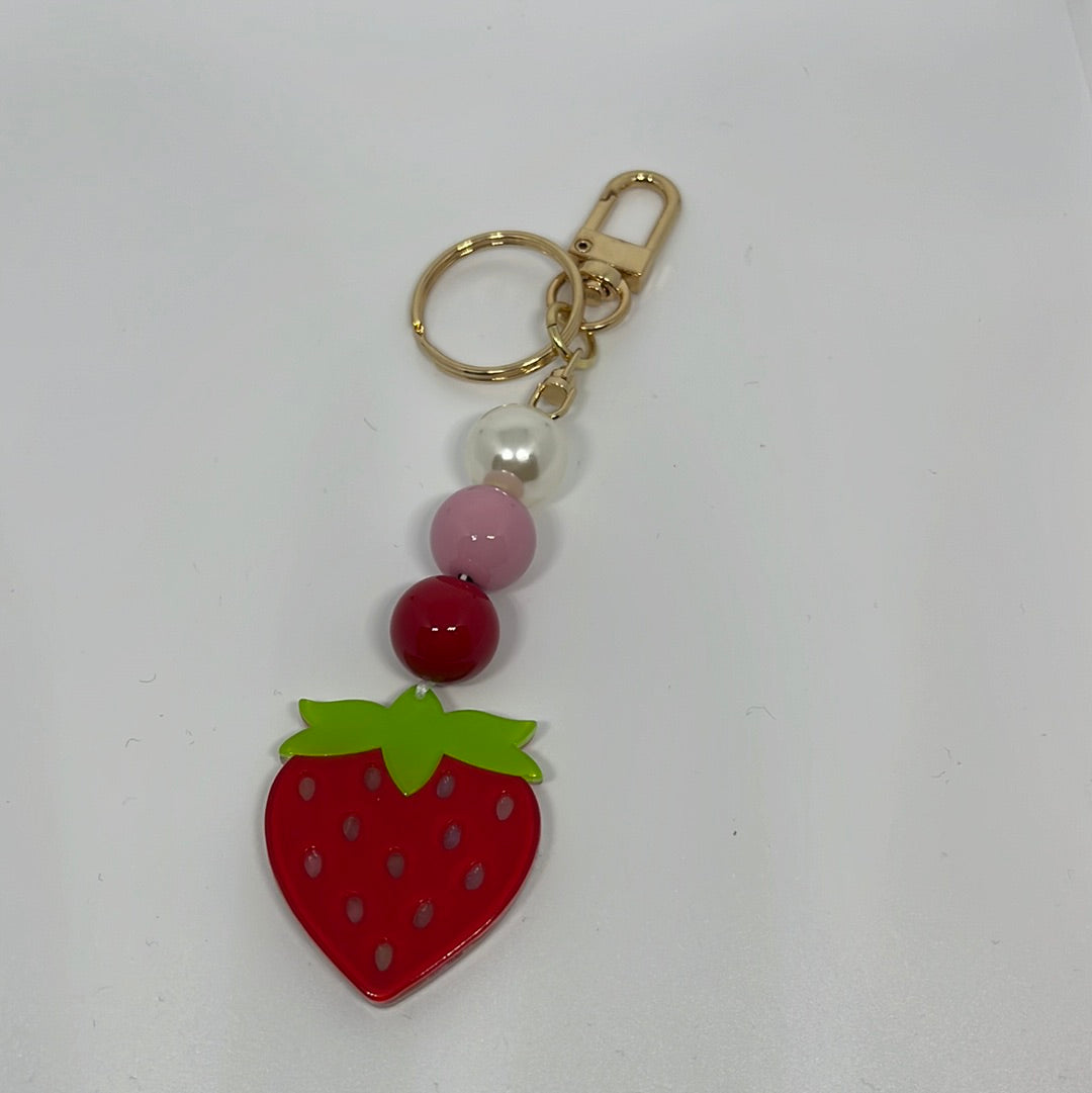 Strawberry Keychain/Purse Charm