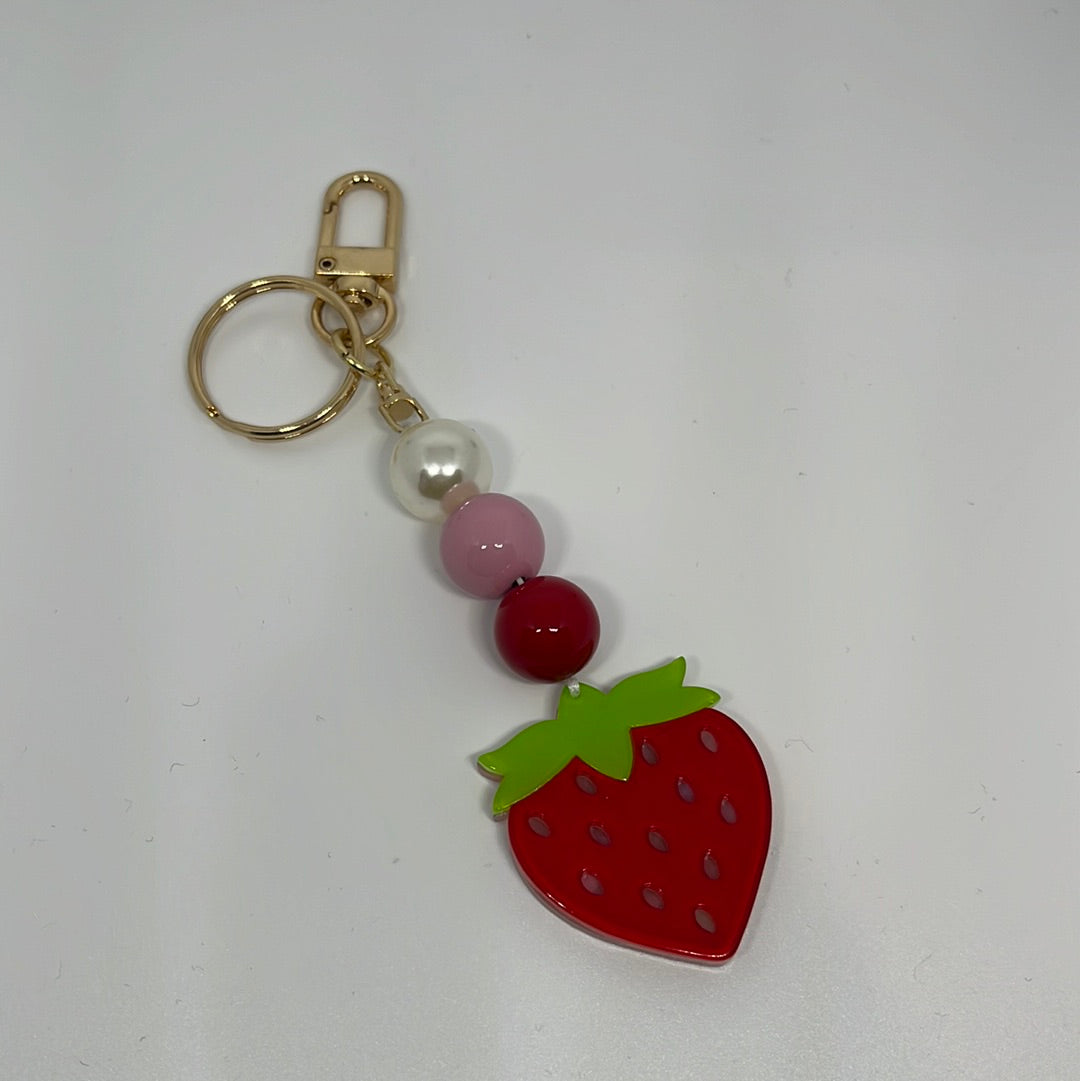 Strawberry Keychain/Purse Charm