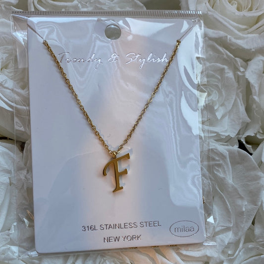 Letter F Necklace