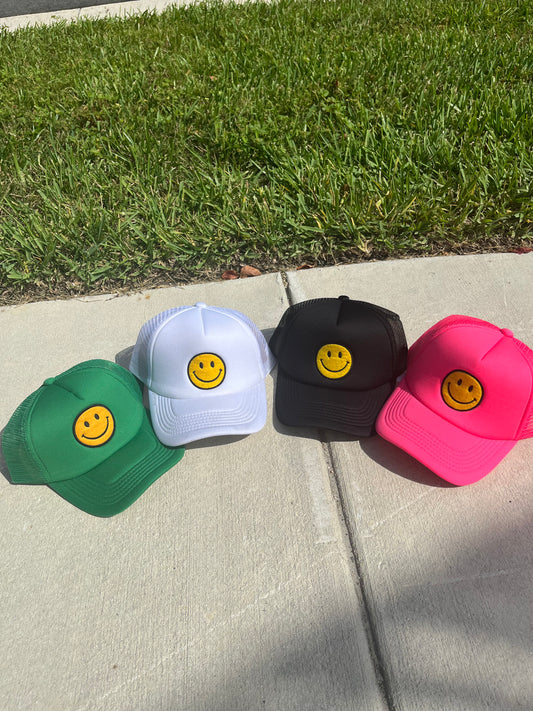 Smiley face hats